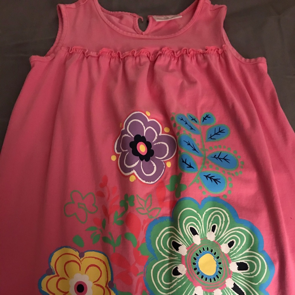 Hanna Anderson pink dress size 130